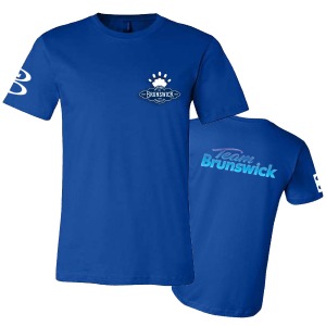 브런스윅 라운드 볼링 티셔츠 / 블루