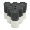 울티메이트 2톤 칼라 우레탄/비닐 엄지덤 (1 1/4&quot;) - 블랙/화이트 USA
