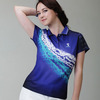 JT-2206 기능성 여성 볼링 티셔츠 / 블루
